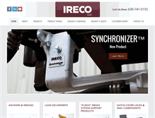 Tablet Screenshot of ireco.com
